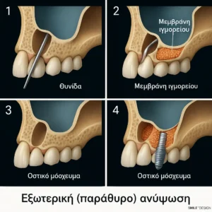 Εξωτερική Ανύψωση Ιγμορείου Θεσσαλονίκη