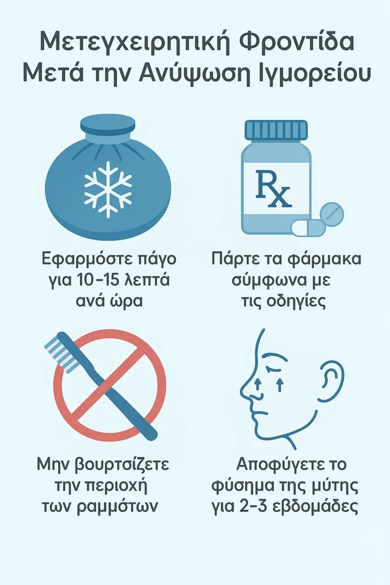 ανύψωση ιγμορείου Θεσσαλονίκη οδηγίες